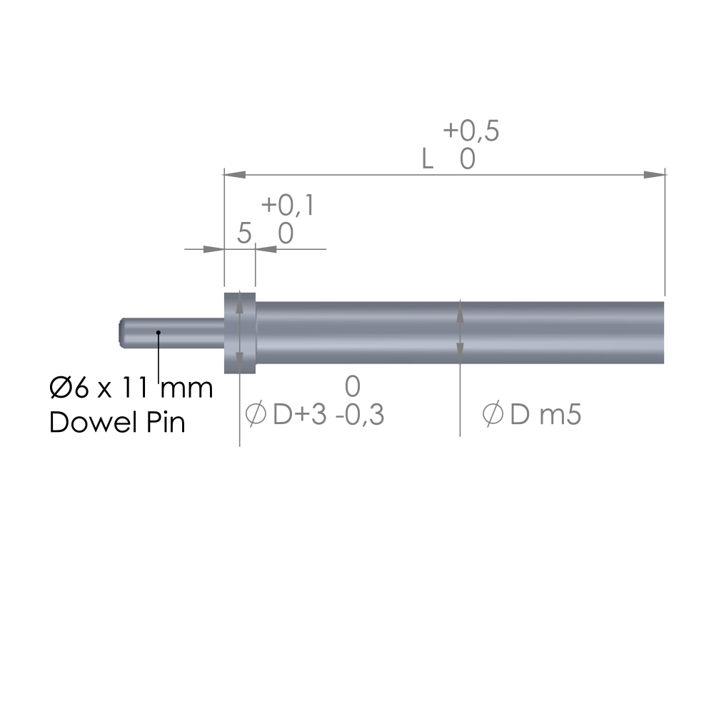 Shoulder Blanks Center Dowel Pin